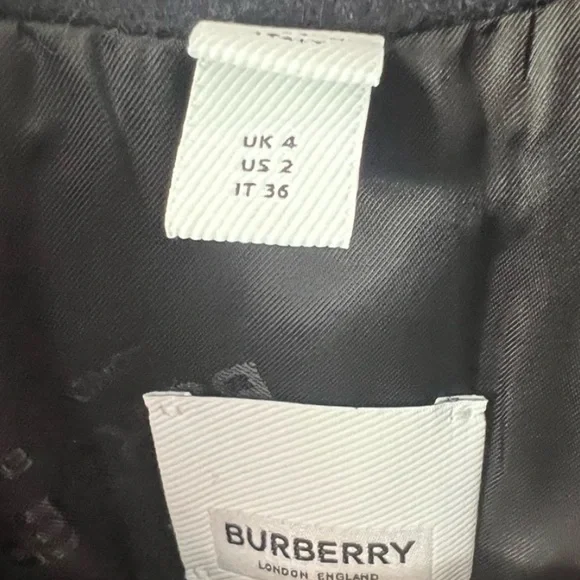 Burberry Kensington cashmere navy trench coat - Picture 8 of 15